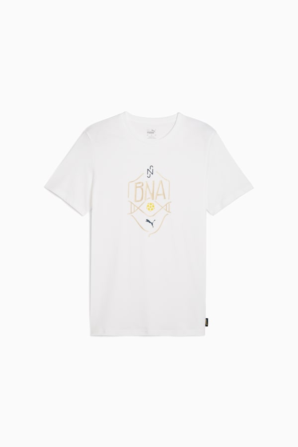 Neymar JR "BNA" Logo Tee Men, PUMA White-Sand Dune, extralarge-GBR